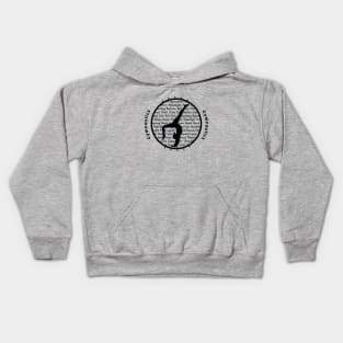 Gymnastics Circle Symbol Kids Hoodie